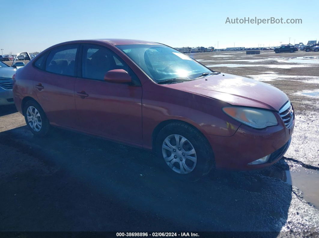 2010 Hyundai Elantra Gls Red vin: KMHDU4AD4AU919102