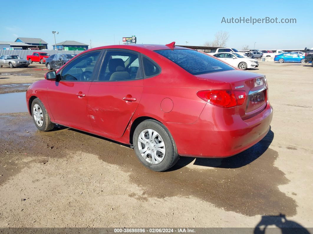 2010 Hyundai Elantra Gls Red vin: KMHDU4AD4AU919102