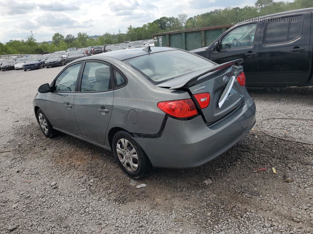 2010 Hyundai Elantra Blue Серый vin: KMHDU4AD4AU951693