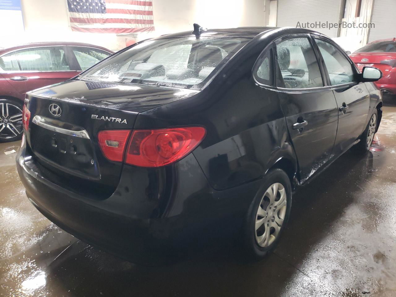 2010 Hyundai Elantra Blue Black vin: KMHDU4AD4AU977629