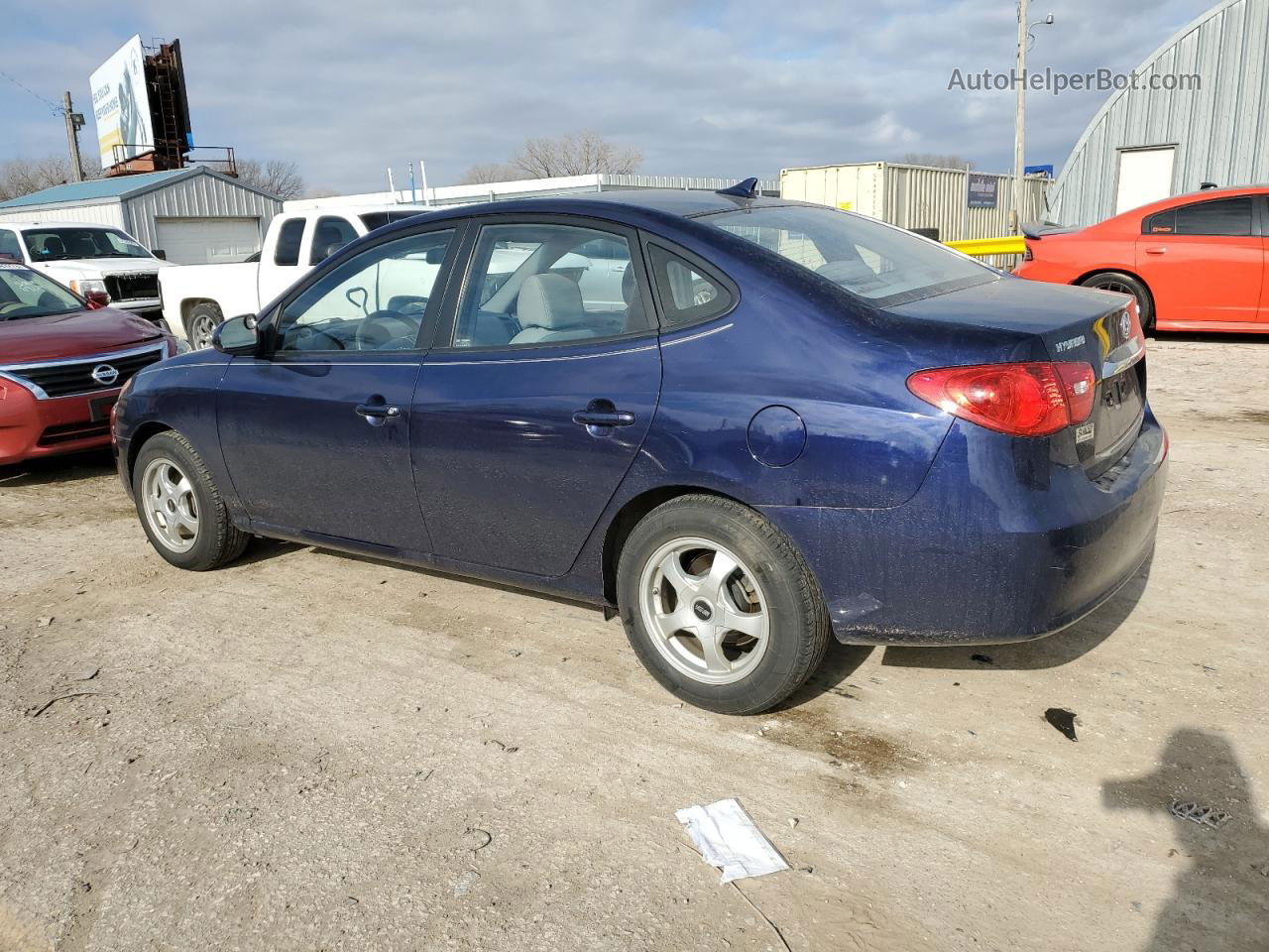 2010 Hyundai Elantra Blue Синий vin: KMHDU4AD5AU013427