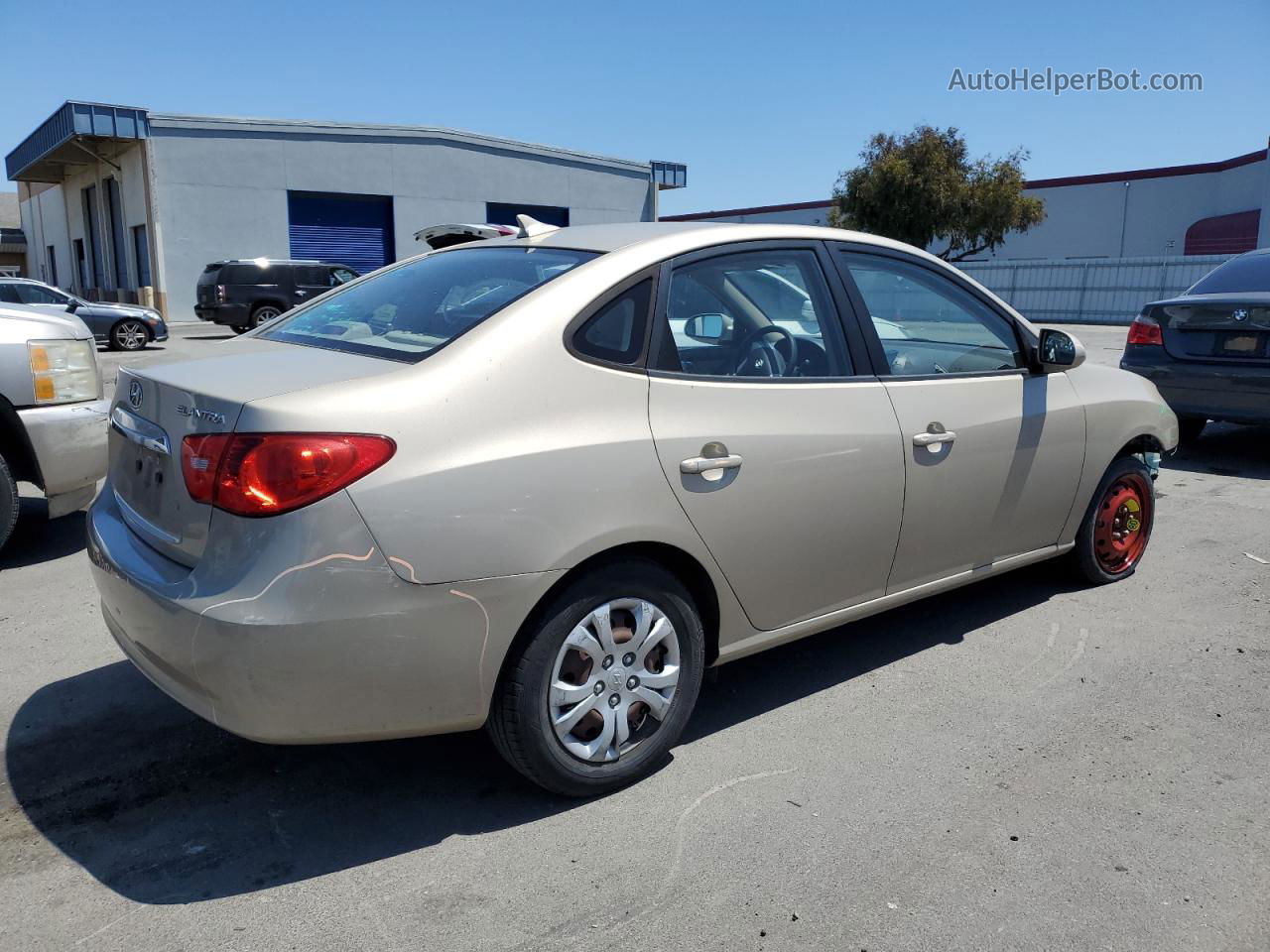 2010 Hyundai Elantra Blue Tan vin: KMHDU4AD5AU084059