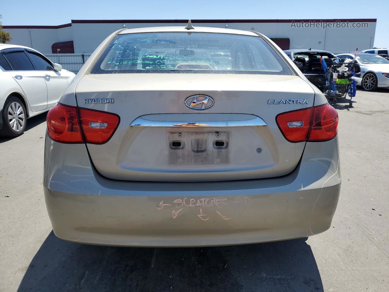 2010 Hyundai Elantra Blue Tan vin: KMHDU4AD5AU084059