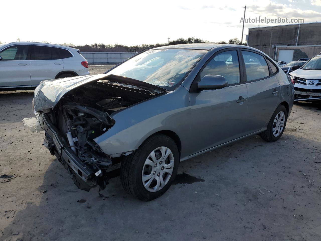 2010 Hyundai Elantra Blue Gray vin: KMHDU4AD5AU102849