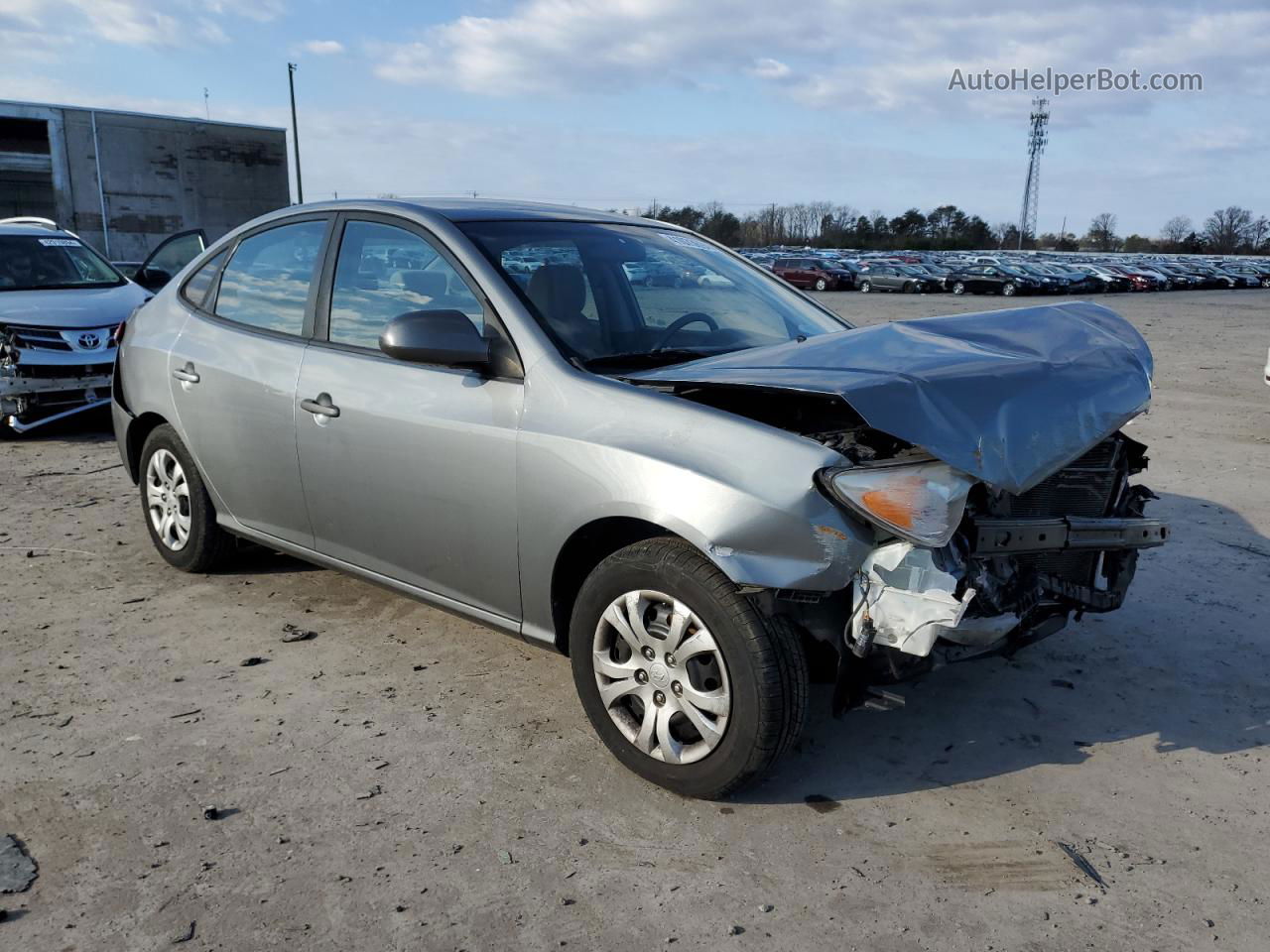 2010 Hyundai Elantra Blue Gray vin: KMHDU4AD5AU102849