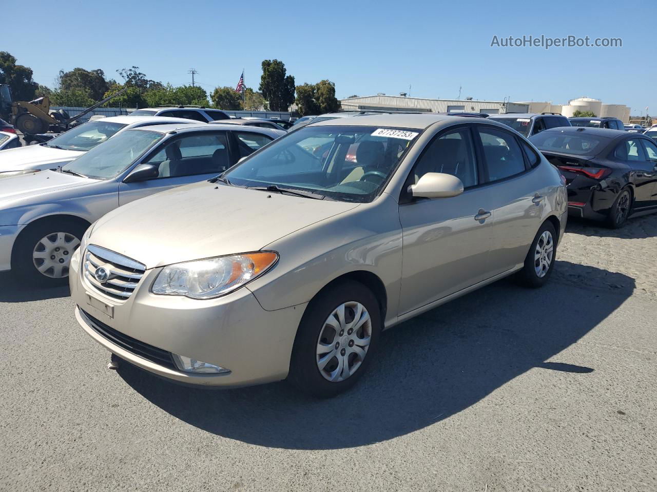 2010 Hyundai Elantra Blue Золотой vin: KMHDU4AD5AU123524