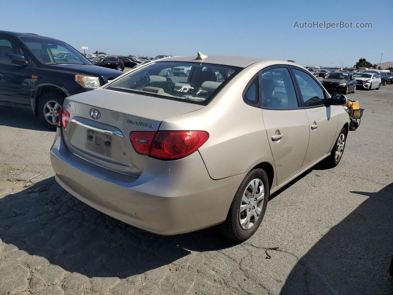 2010 Hyundai Elantra Blue Gold vin: KMHDU4AD5AU123524