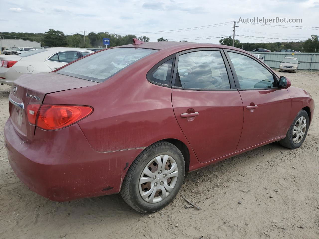 2010 Hyundai Elantra Blue Red vin: KMHDU4AD5AU129095