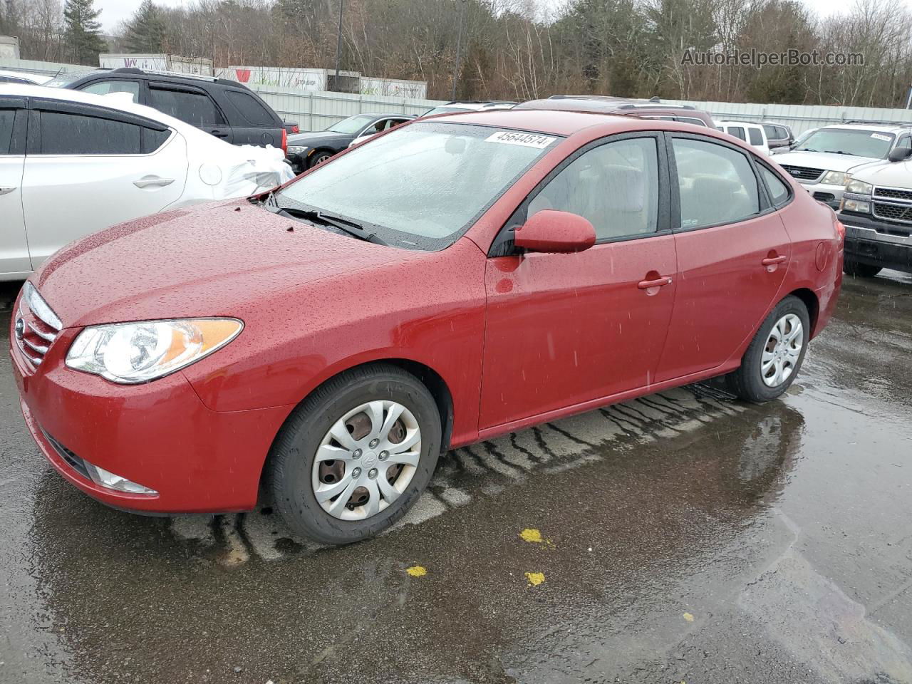 2010 Hyundai Elantra Blue Red vin: KMHDU4AD5AU130750