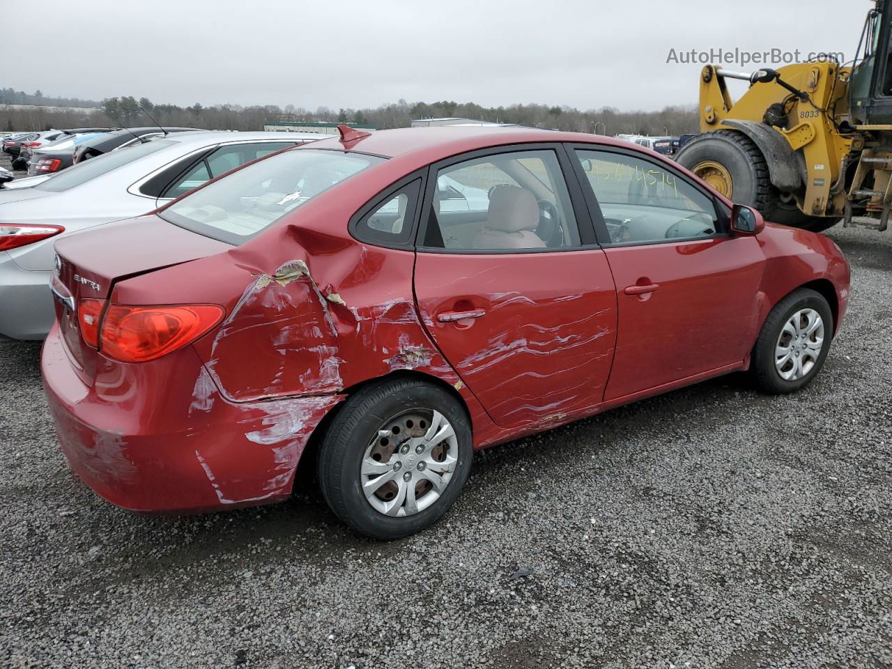 2010 Hyundai Elantra Blue Красный vin: KMHDU4AD5AU130750