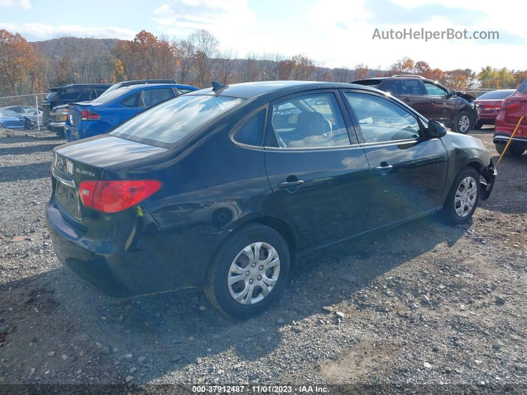 2010 Hyundai Elantra Gls Black vin: KMHDU4AD5AU189796