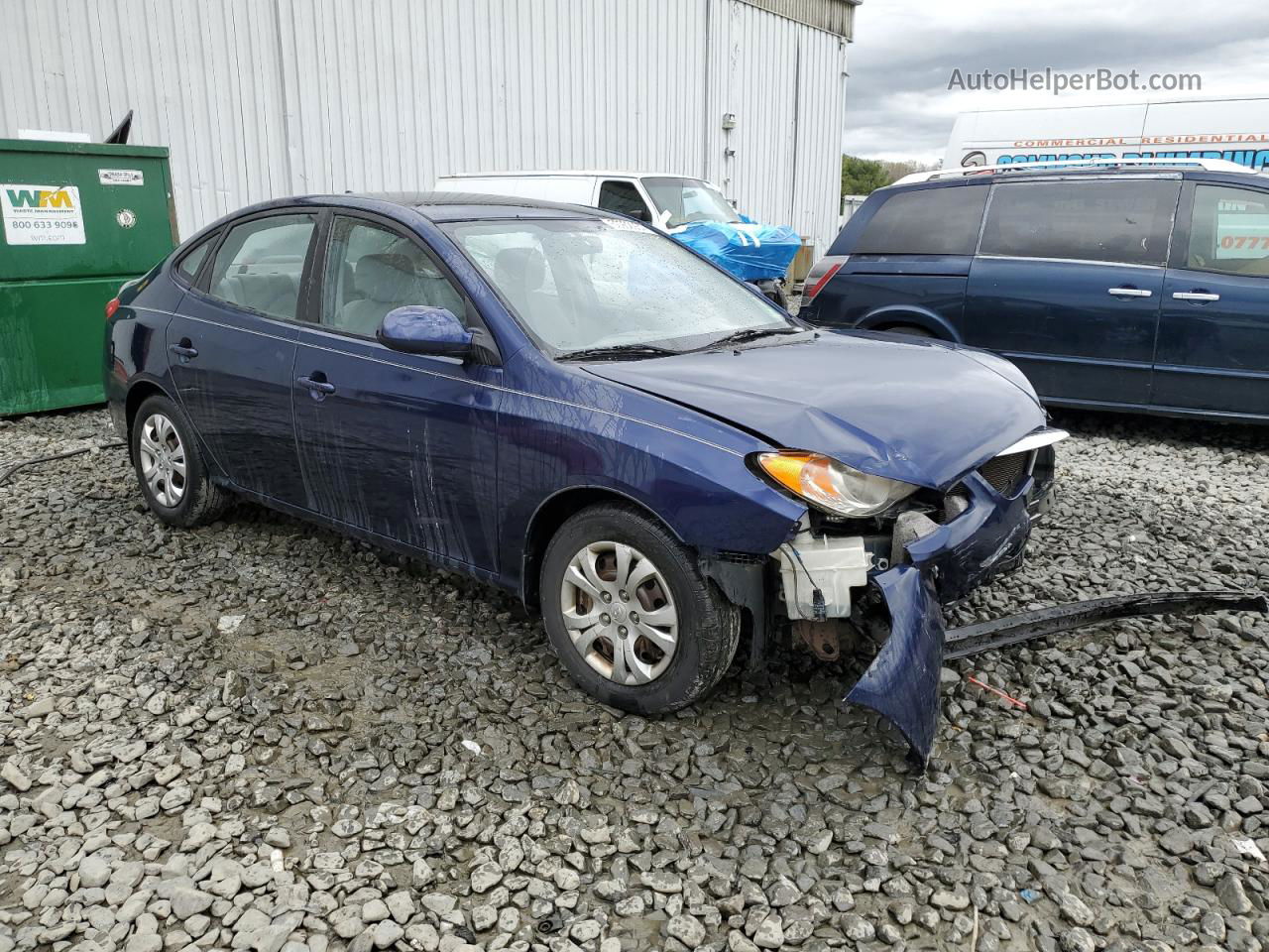 2010 Hyundai Elantra Blue Blue vin: KMHDU4AD5AU833409