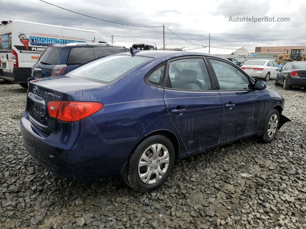 2010 Hyundai Elantra Blue Синий vin: KMHDU4AD5AU833409