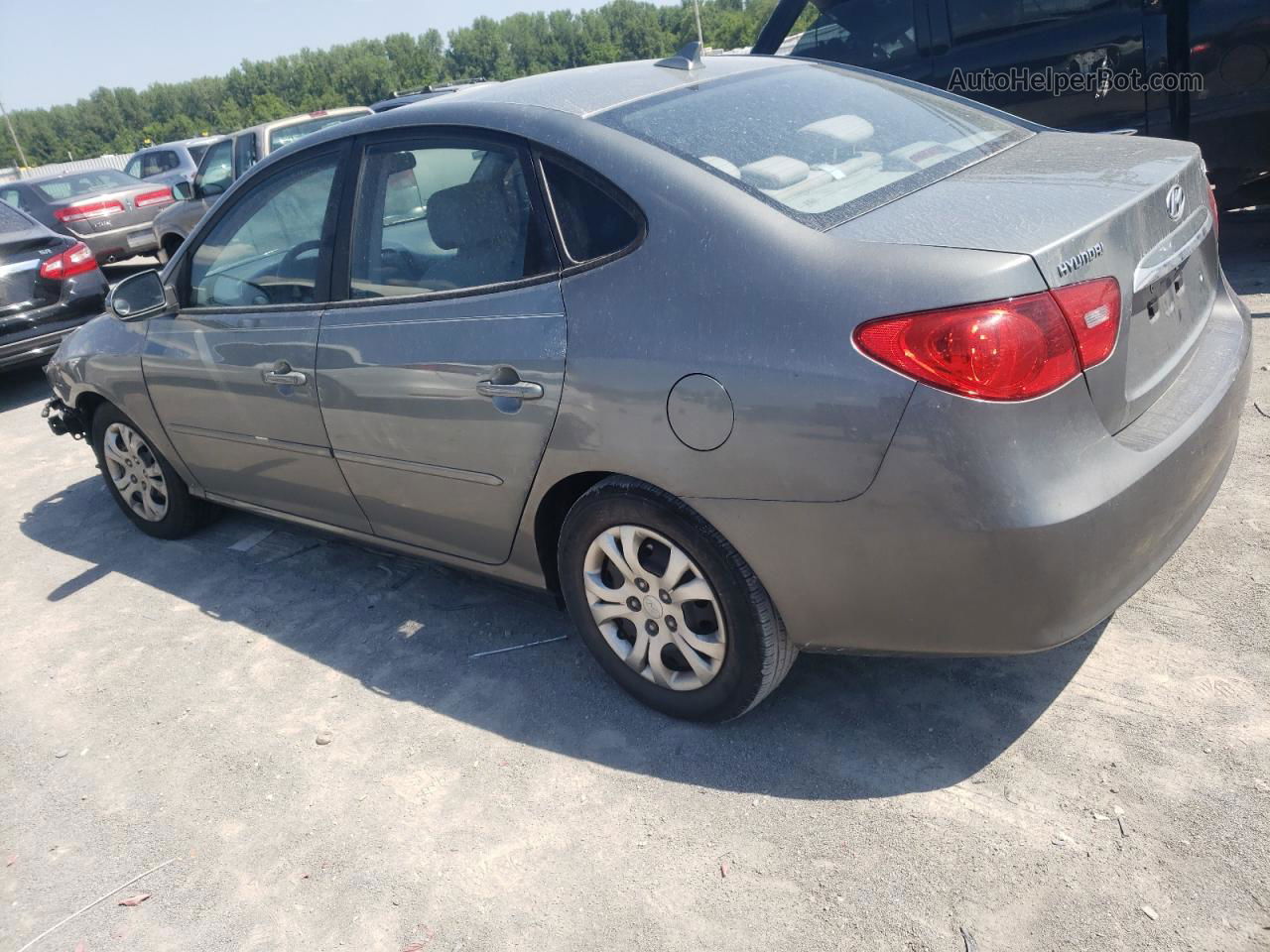 2010 Hyundai Elantra Blue Серый vin: KMHDU4AD5AU843194