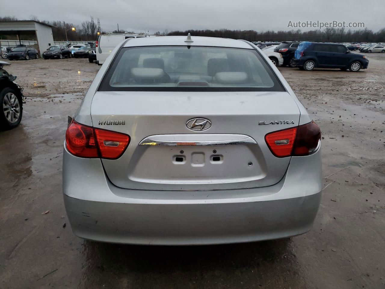 2010 Hyundai Elantra Blue Silver vin: KMHDU4AD5AU865759