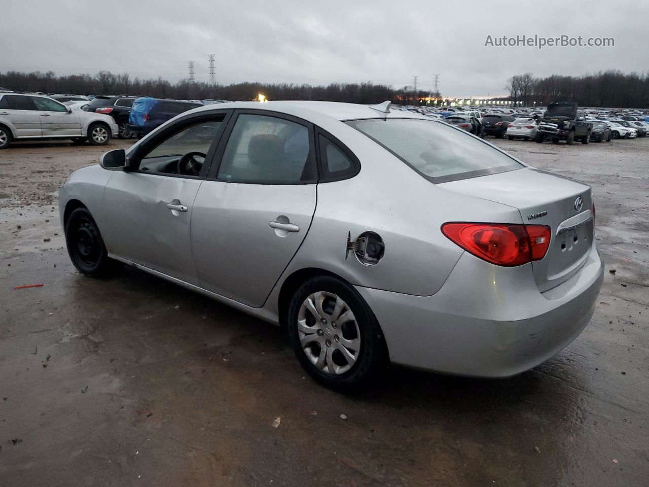 2010 Hyundai Elantra Blue Silver vin: KMHDU4AD5AU865759