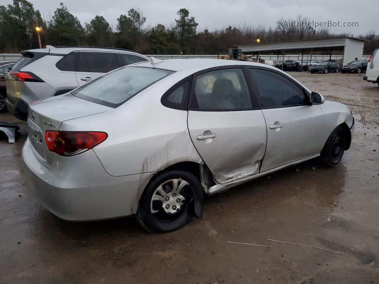 2010 Hyundai Elantra Blue Silver vin: KMHDU4AD5AU865759