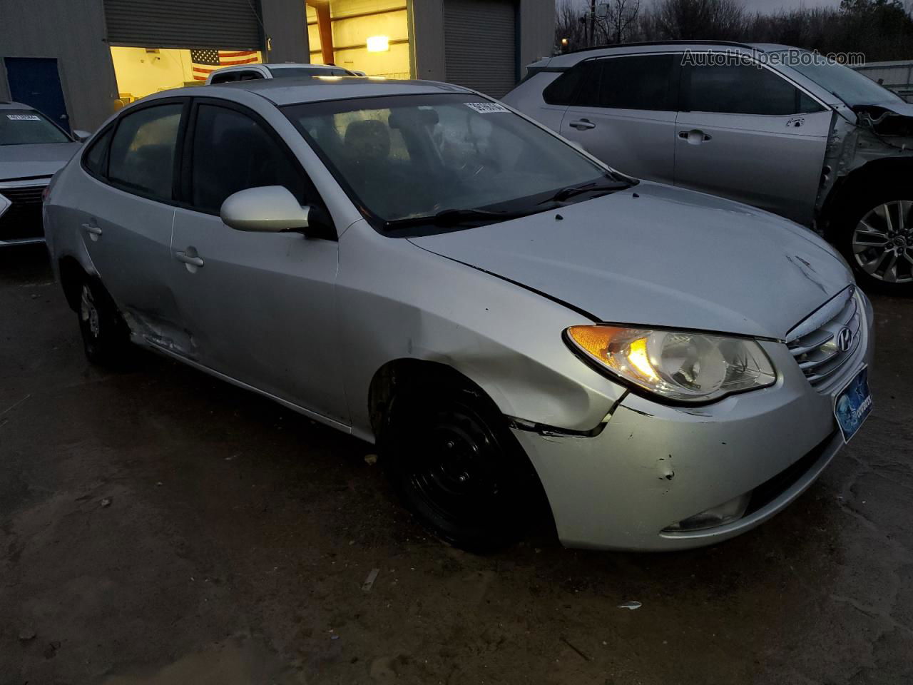 2010 Hyundai Elantra Blue Silver vin: KMHDU4AD5AU865759