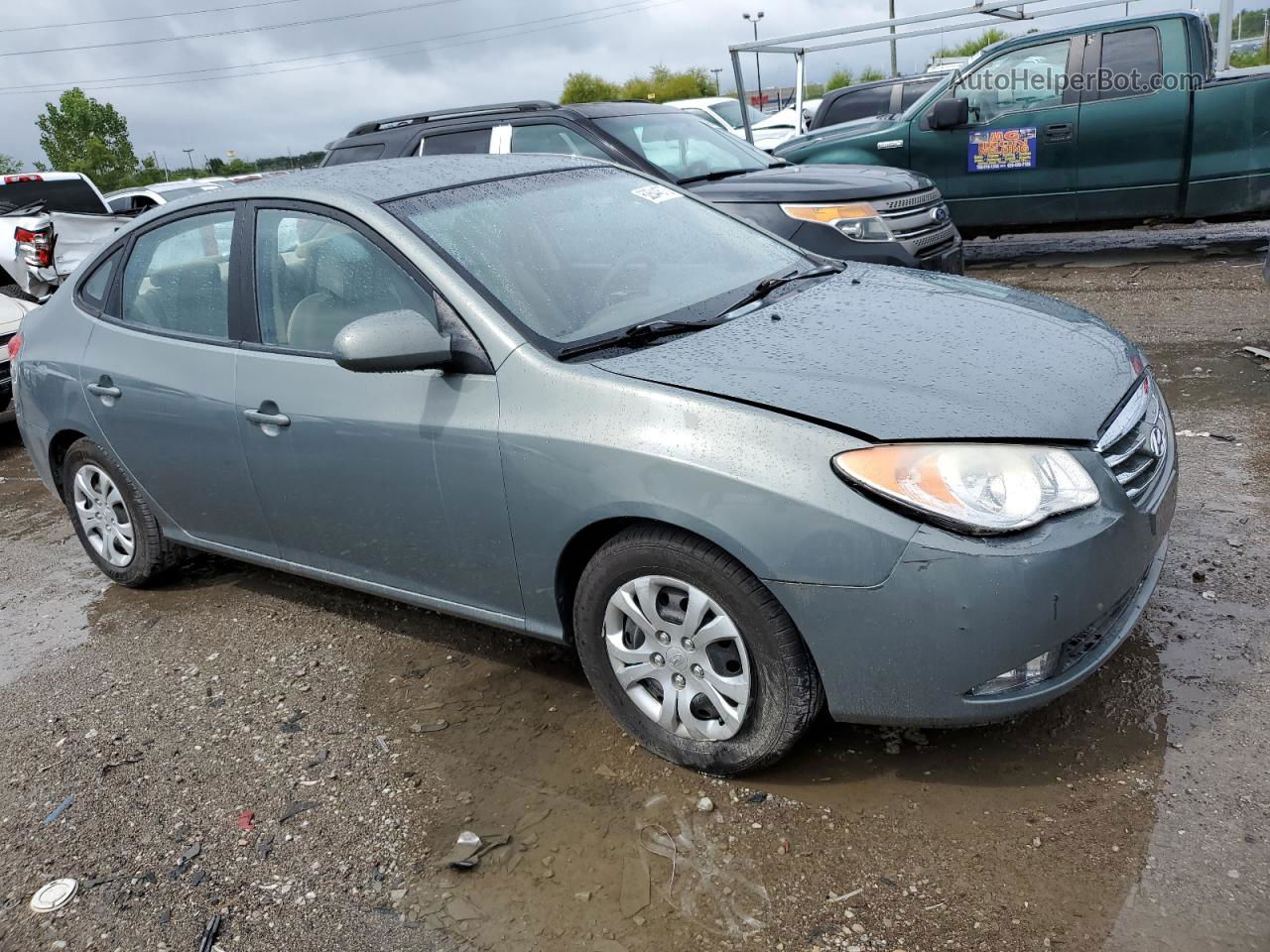 2010 Hyundai Elantra Blue Green vin: KMHDU4AD5AU916922