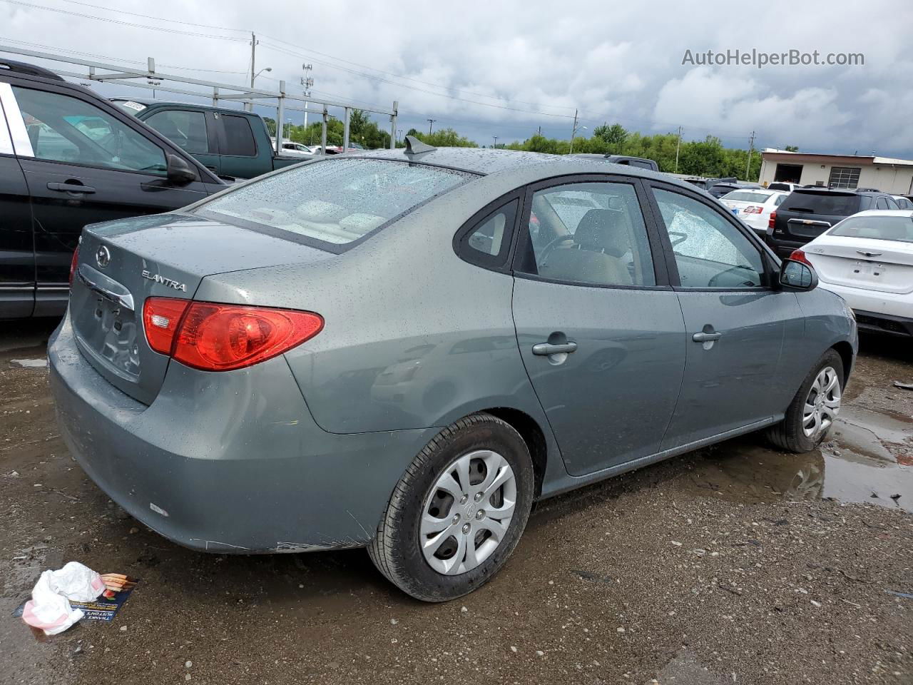 2010 Hyundai Elantra Blue Green vin: KMHDU4AD5AU916922