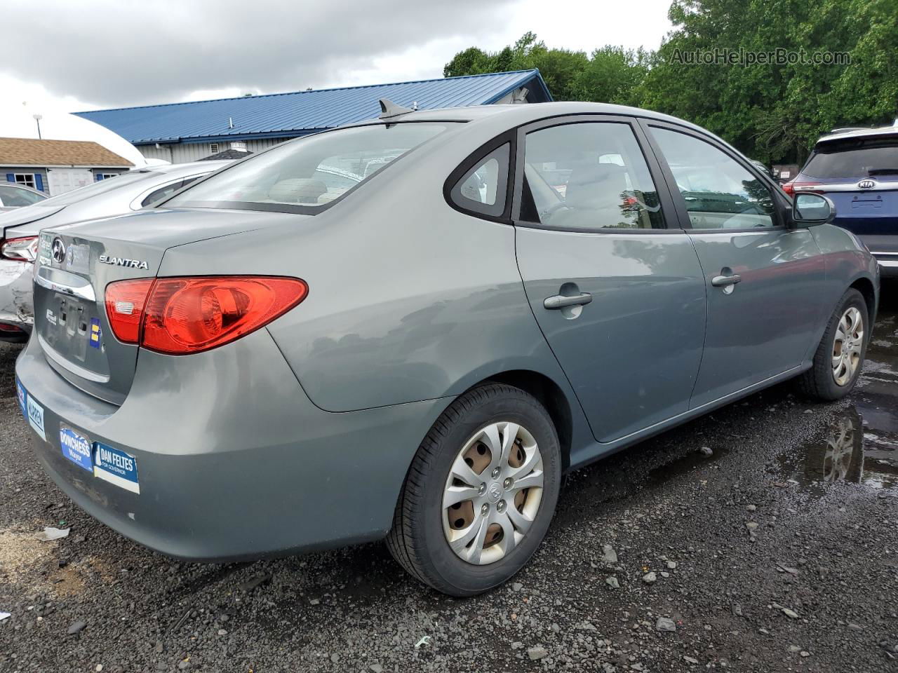 2010 Hyundai Elantra Blue Gray vin: KMHDU4AD5AU934501