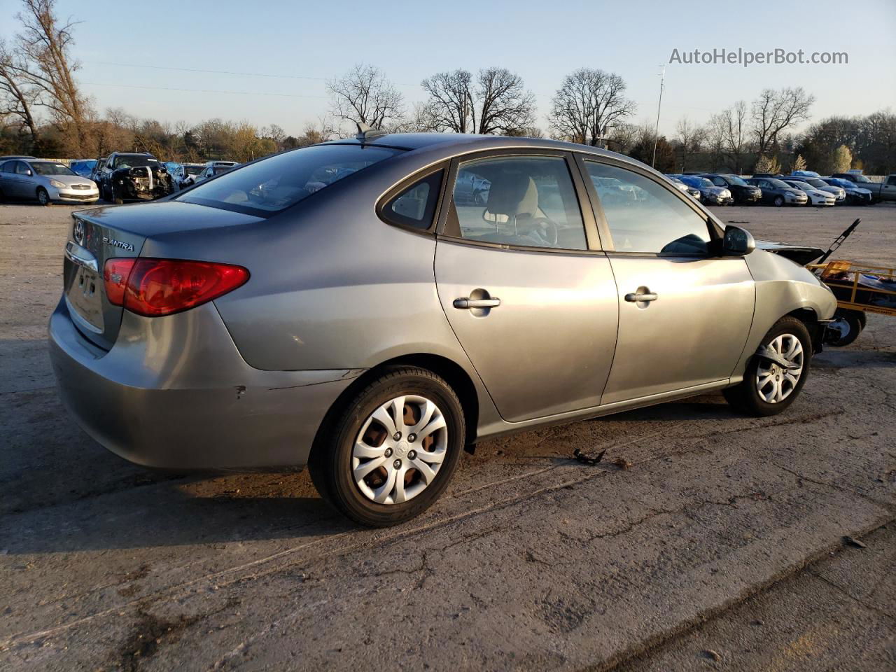 2010 Hyundai Elantra Blue Gray vin: KMHDU4AD5AU985979