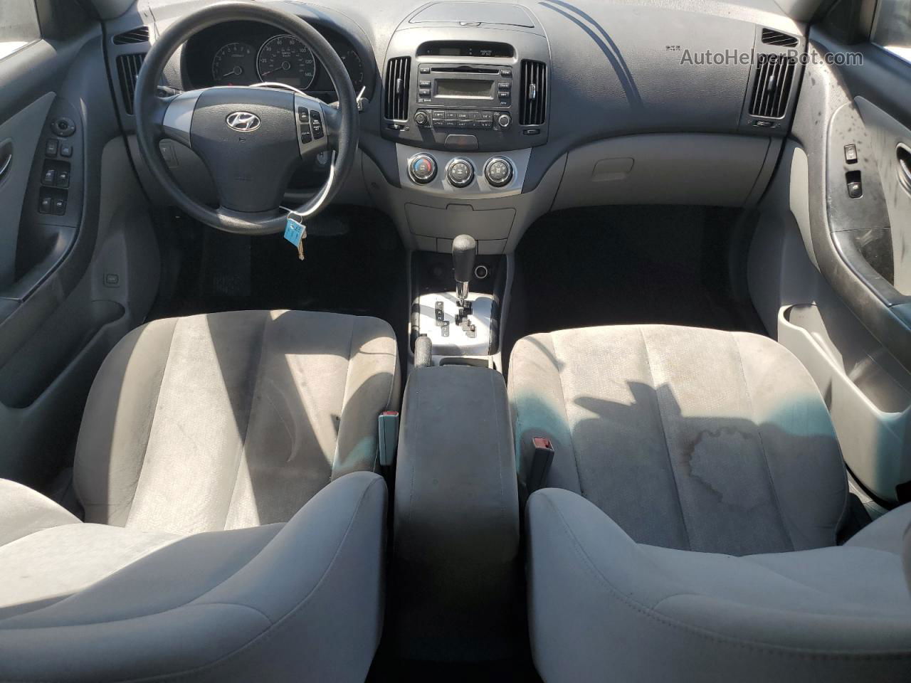 2010 Hyundai Elantra Blue Серый vin: KMHDU4AD5AU986209