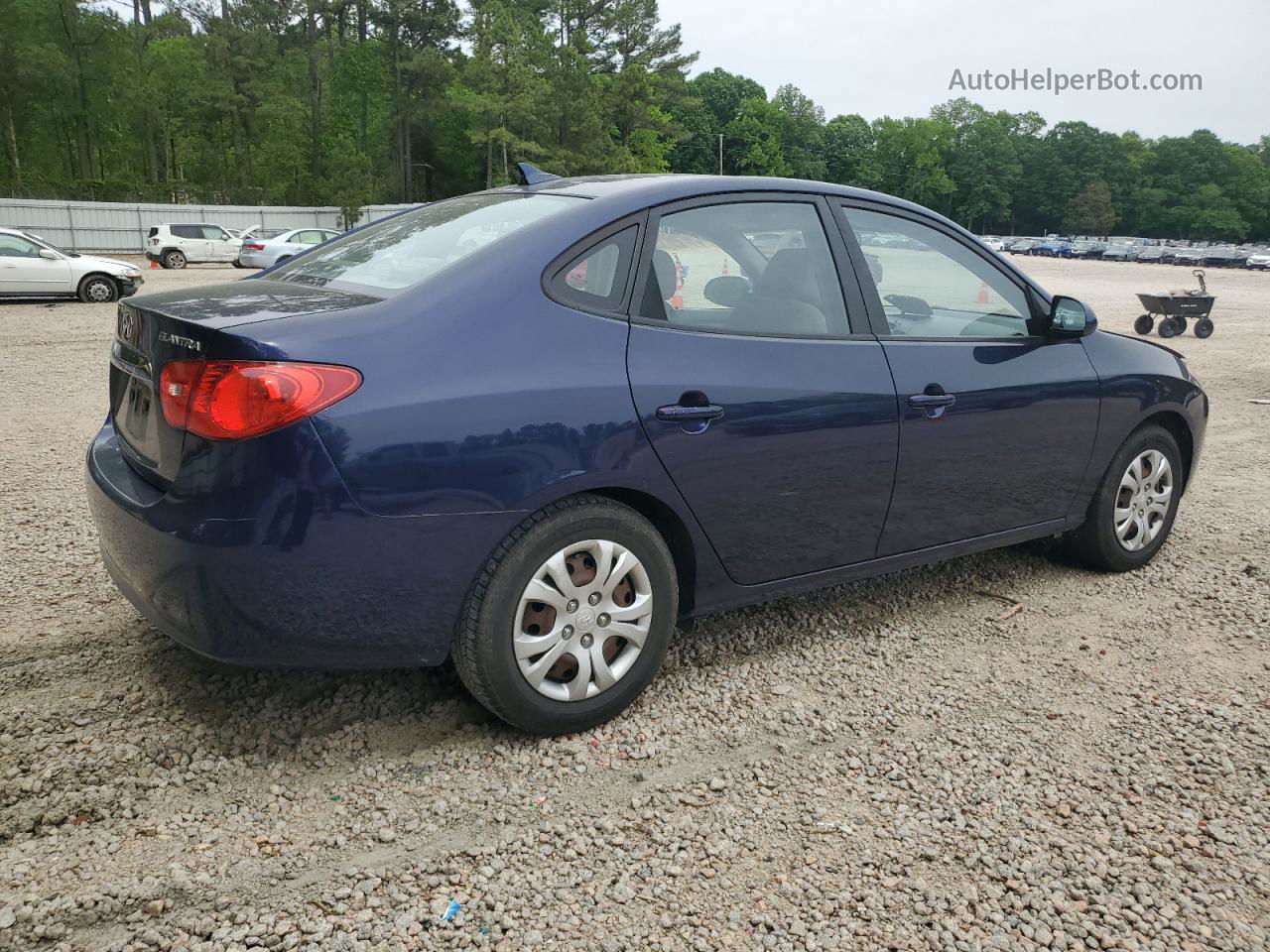 2010 Hyundai Elantra Blue Синий vin: KMHDU4AD5AU991667