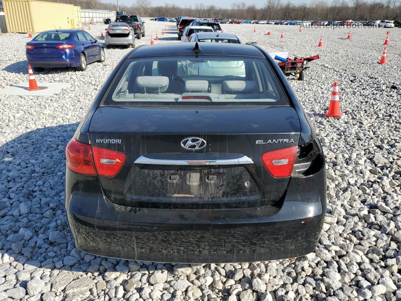 2010 Hyundai Elantra Blue Black vin: KMHDU4AD6AU007328