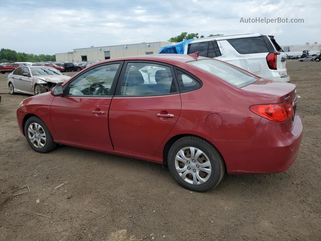 2010 Hyundai Elantra Blue Красный vin: KMHDU4AD6AU082384