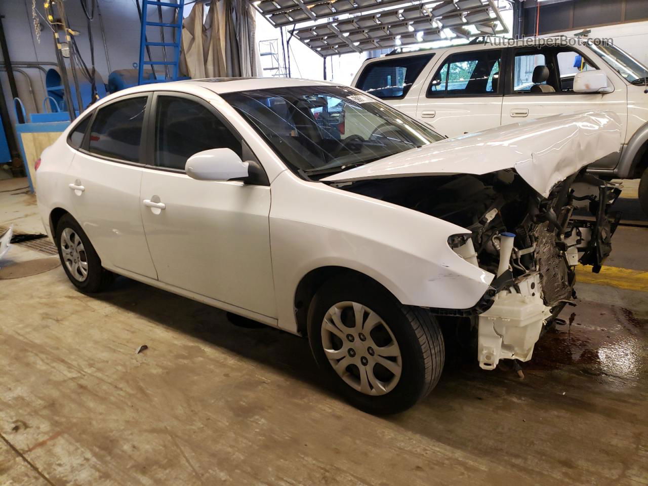 2010 Hyundai Elantra Blue White vin: KMHDU4AD6AU083647