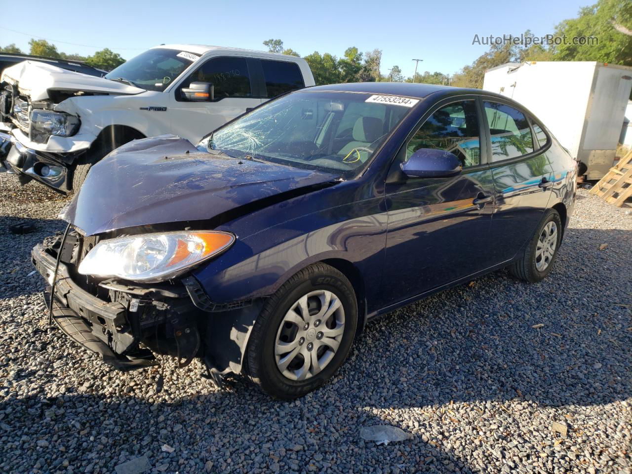 2010 Hyundai Elantra Blue Blue vin: KMHDU4AD6AU099623