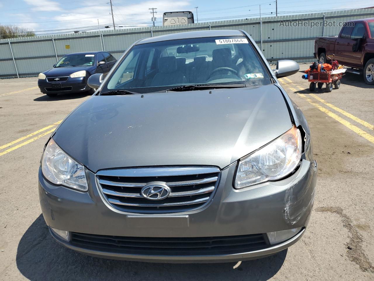 2010 Hyundai Elantra Blue Gray vin: KMHDU4AD6AU158282