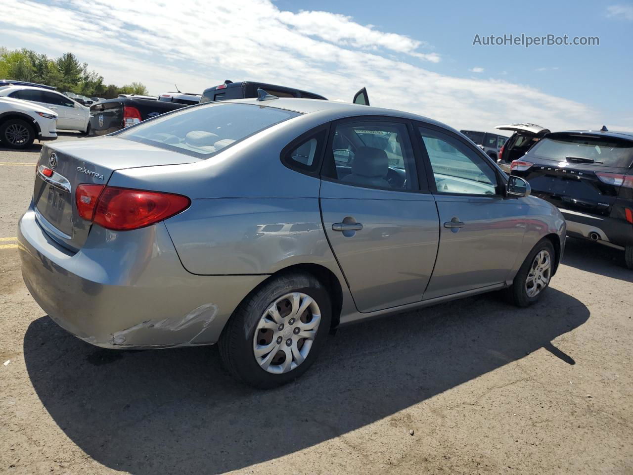 2010 Hyundai Elantra Blue Gray vin: KMHDU4AD6AU158282