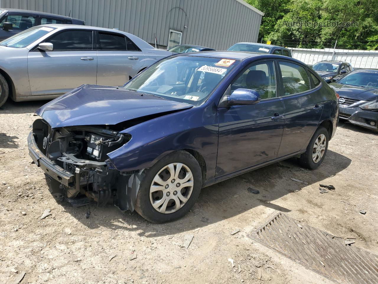 2010 Hyundai Elantra Blue Blue vin: KMHDU4AD6AU160484