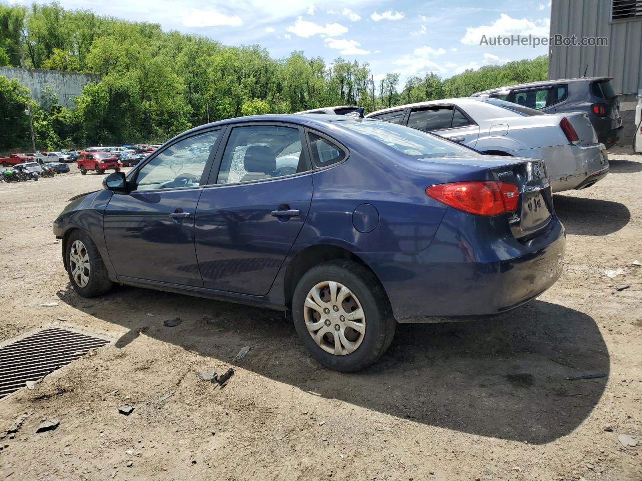 2010 Hyundai Elantra Blue Blue vin: KMHDU4AD6AU160484