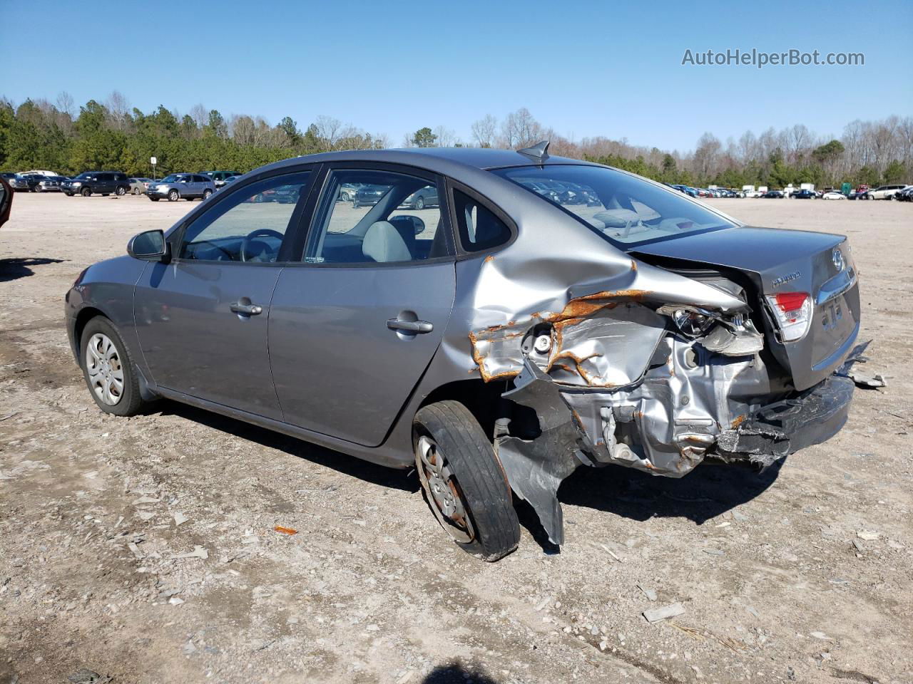 2010 Hyundai Elantra Blue Gray vin: KMHDU4AD6AU175132