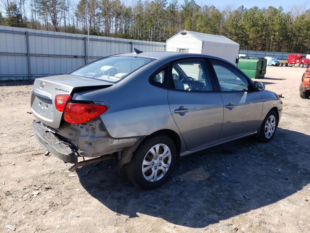 2010 Hyundai Elantra Blue Gray vin: KMHDU4AD6AU175132