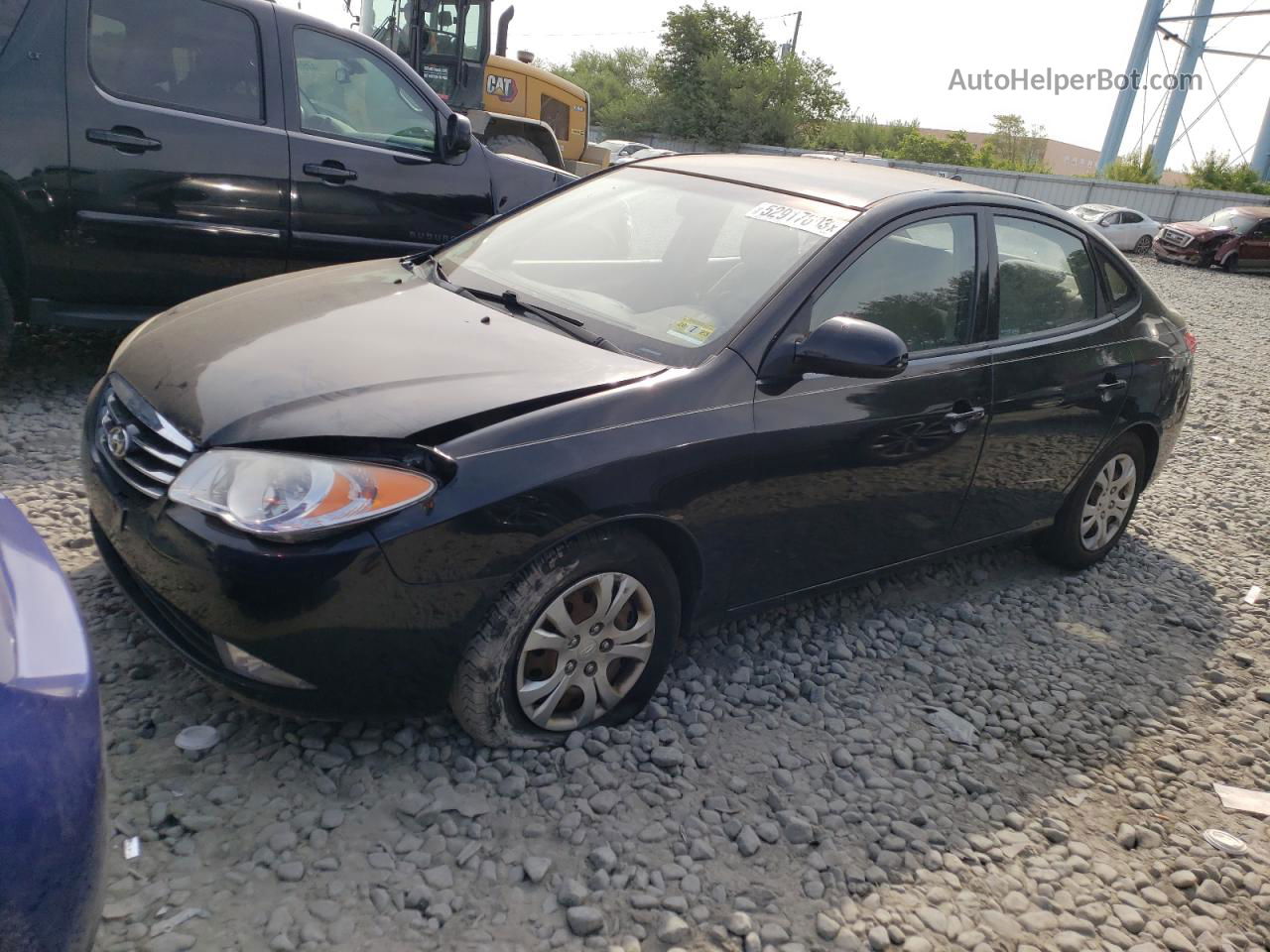 2010 Hyundai Elantra Blue Black vin: KMHDU4AD6AU186731