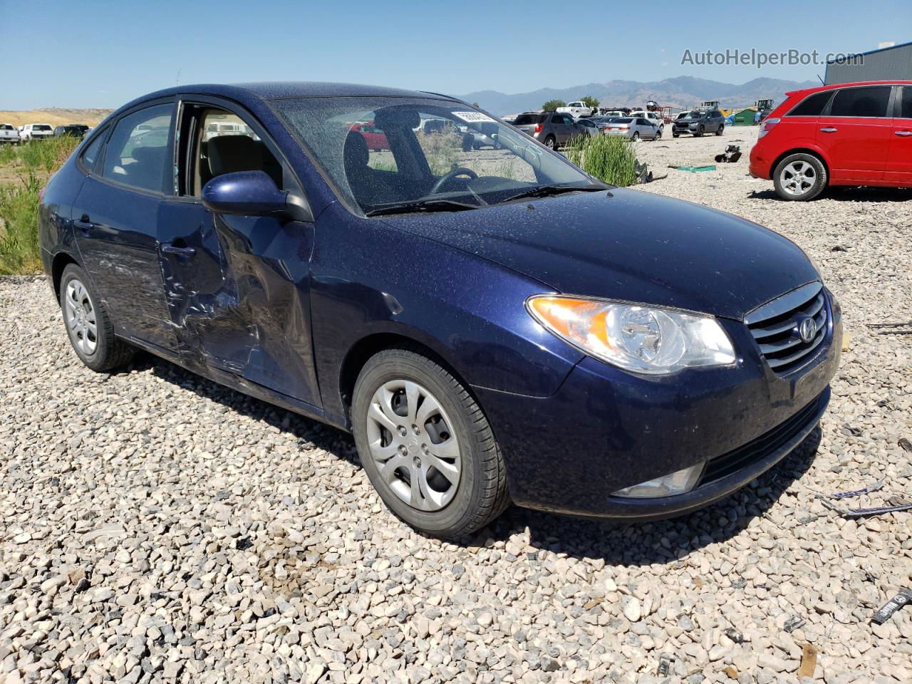 2010 Hyundai Elantra Blue Blue vin: KMHDU4AD6AU876978