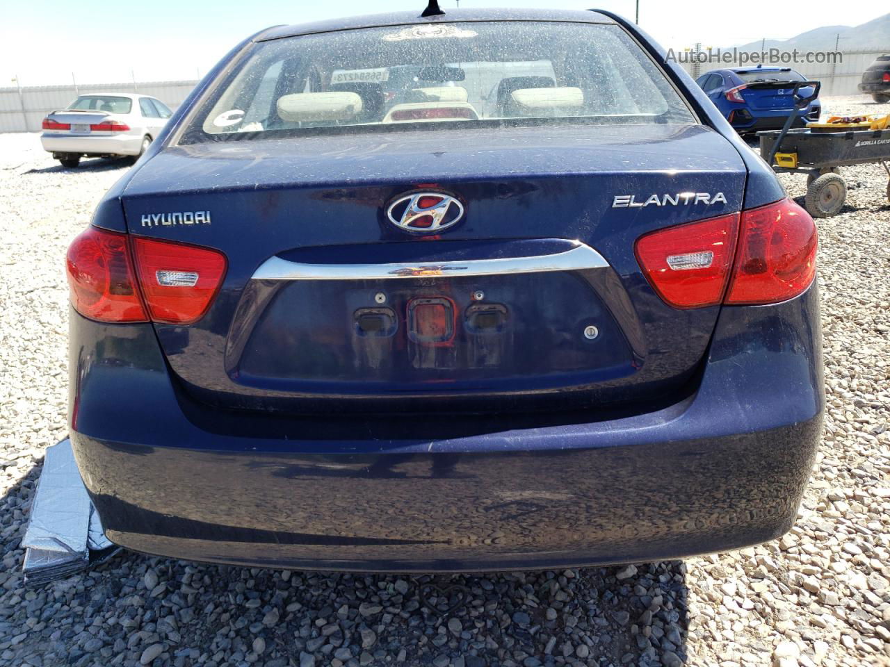 2010 Hyundai Elantra Blue Blue vin: KMHDU4AD6AU876978