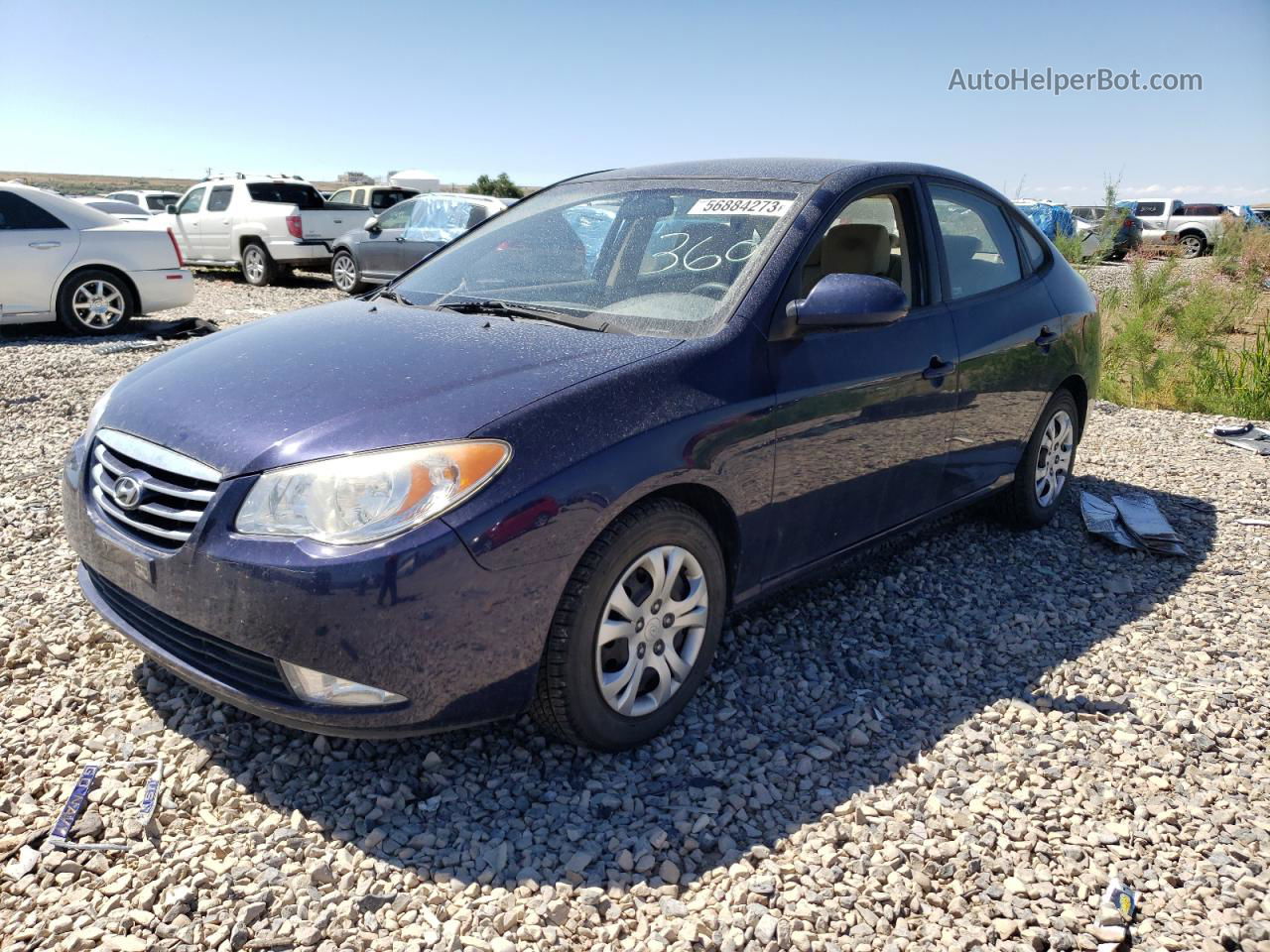 2010 Hyundai Elantra Blue Blue vin: KMHDU4AD6AU876978