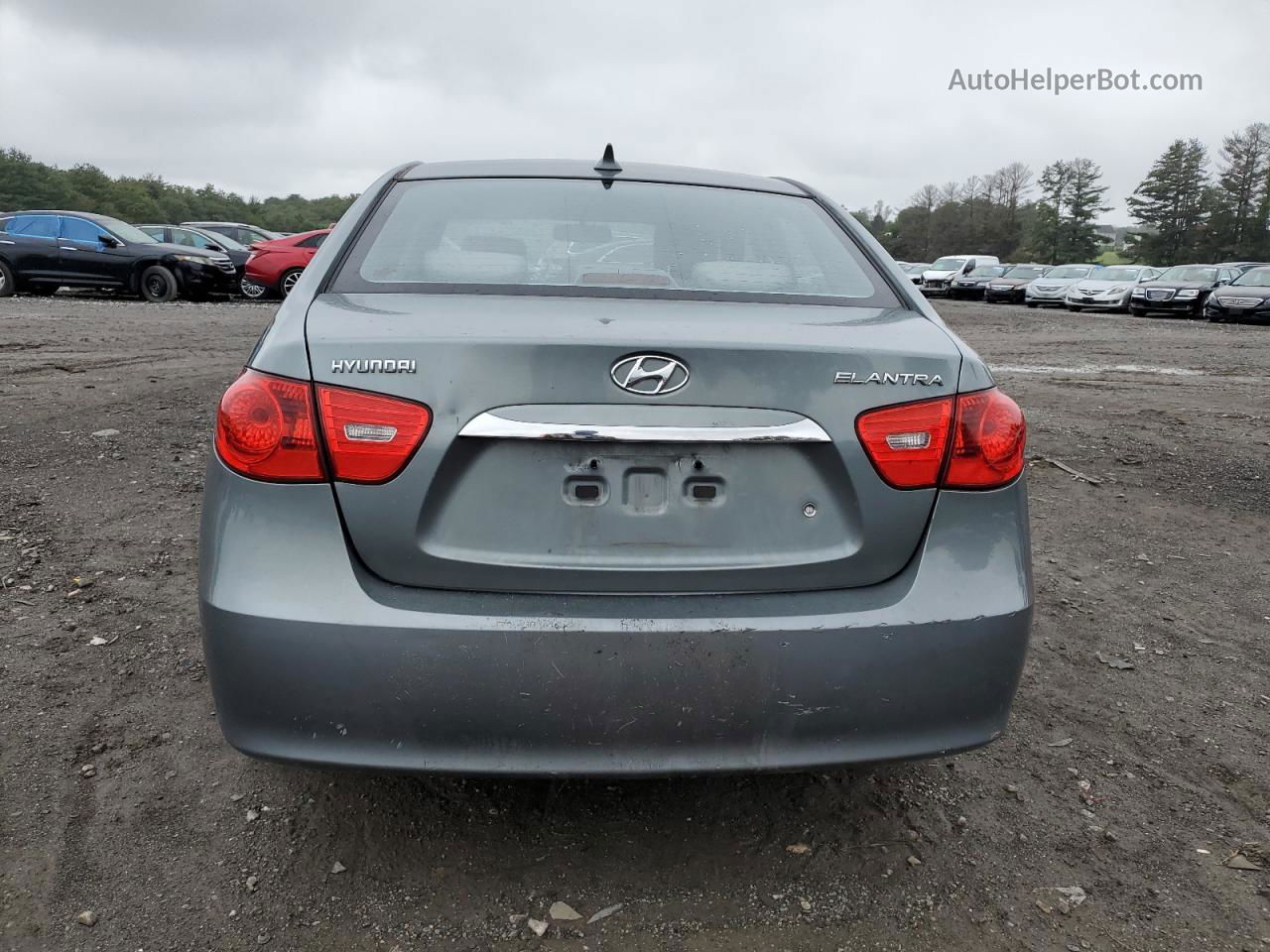 2011 Hyundai Elantra Blue Серый vin: KMHDU4AD7AU015454