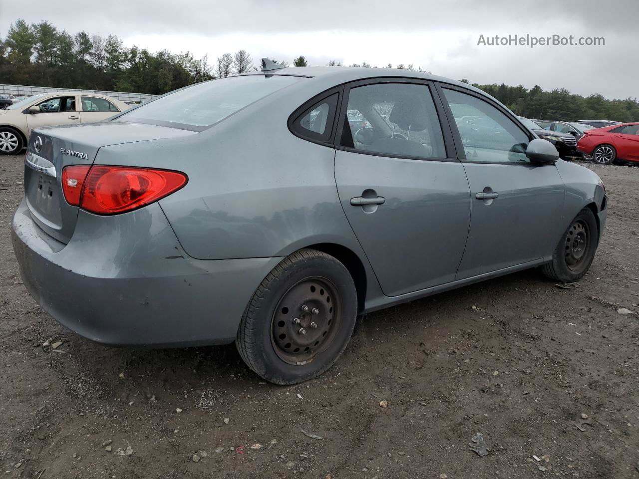 2011 Hyundai Elantra Blue Gray vin: KMHDU4AD7AU015454