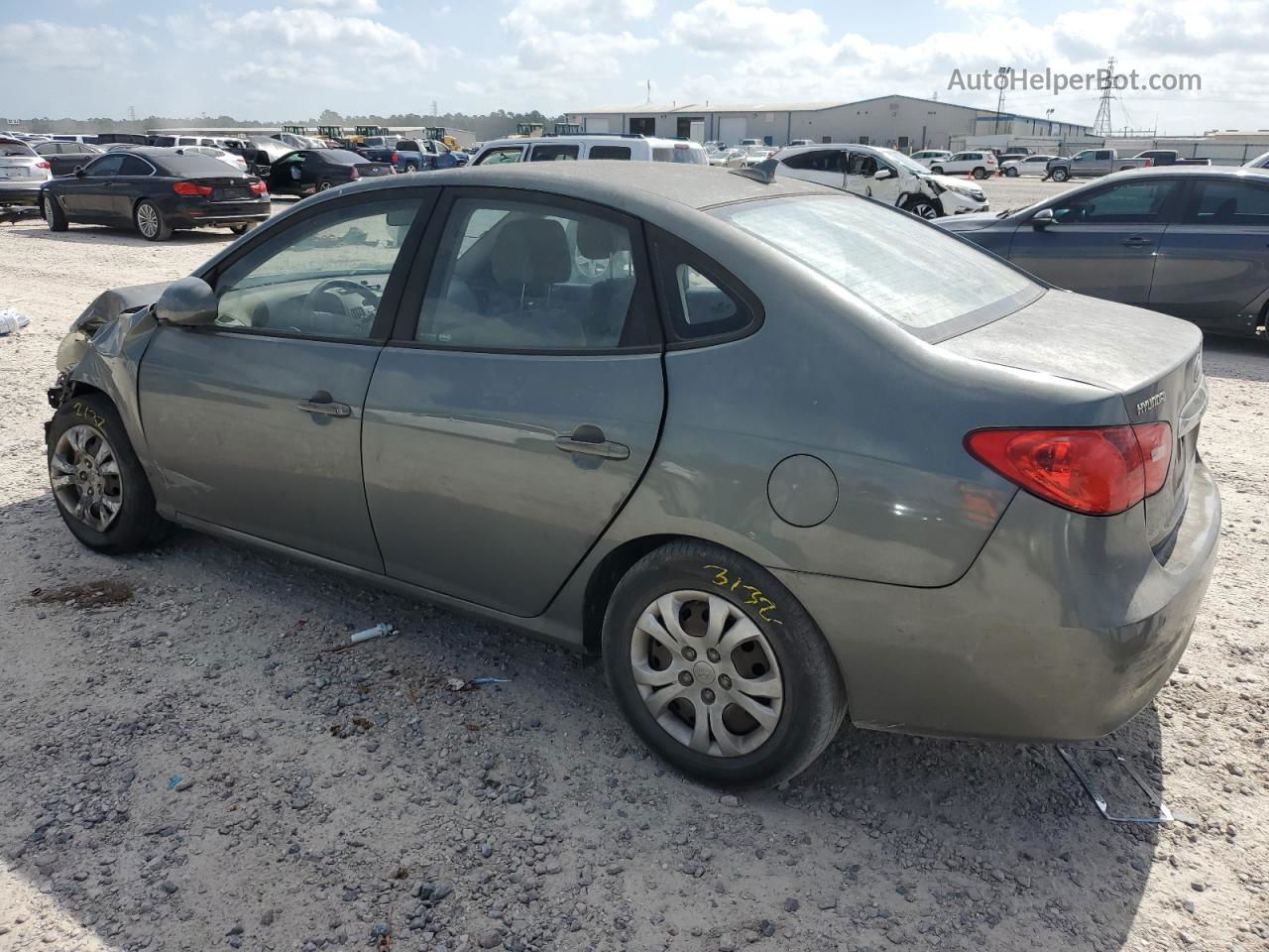 2010 Hyundai Elantra Blue Серебряный vin: KMHDU4AD7AU020427