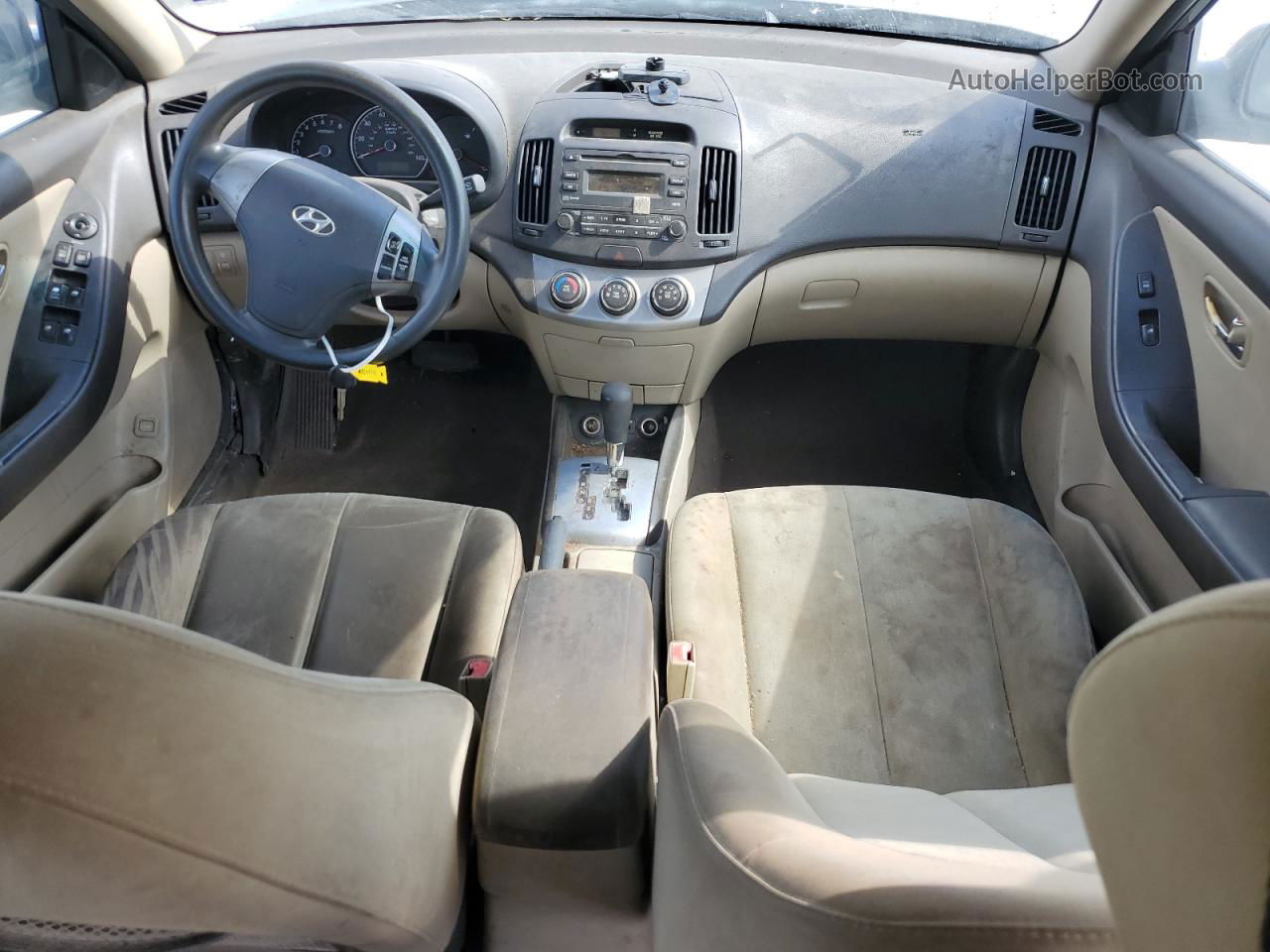 2010 Hyundai Elantra Blue Серебряный vin: KMHDU4AD7AU020427