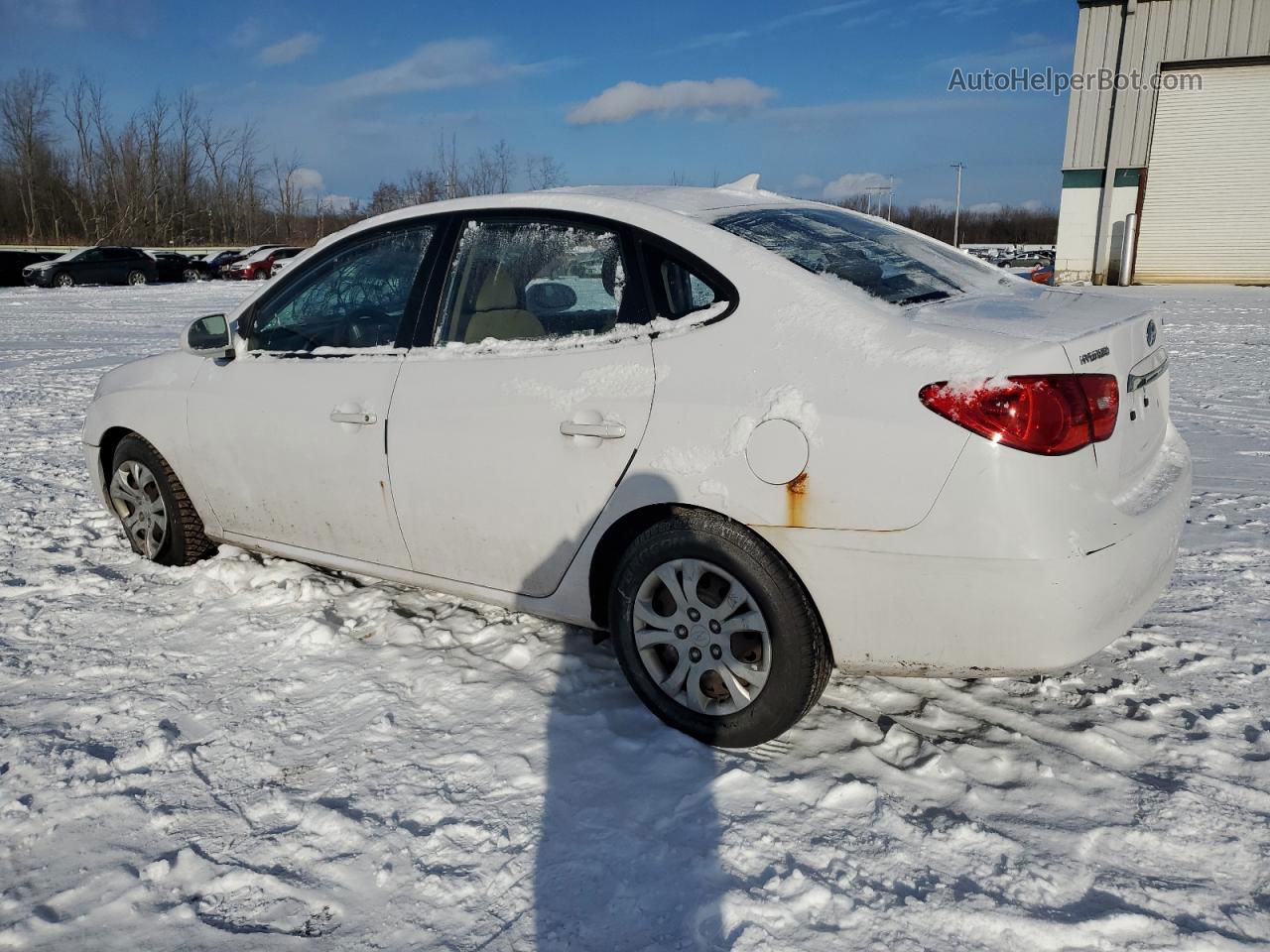 2010 Hyundai Elantra Blue Белый vin: KMHDU4AD7AU079364