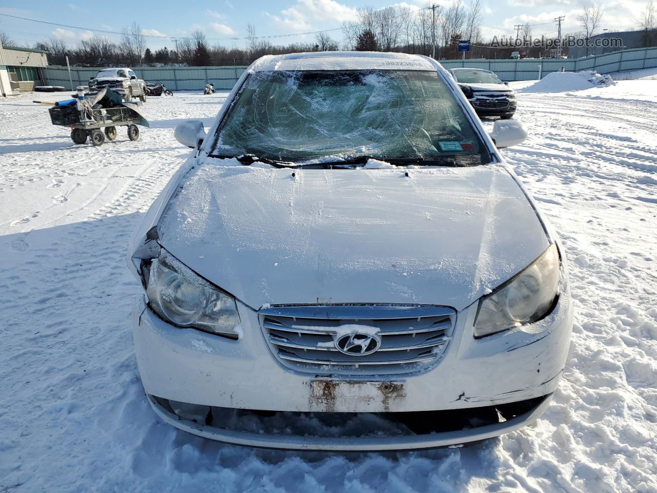 2010 Hyundai Elantra Blue White vin: KMHDU4AD7AU079364