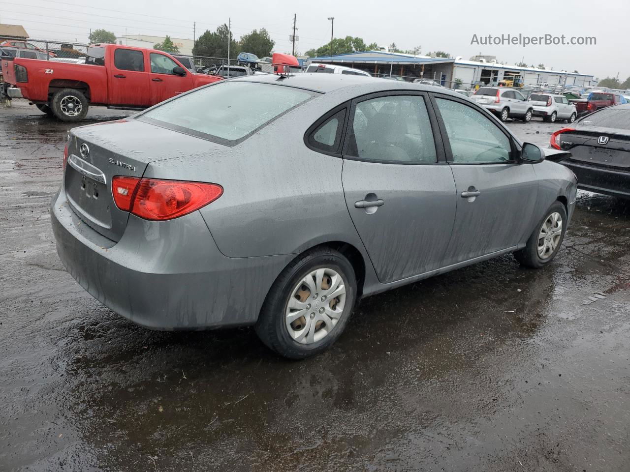 2010 Hyundai Elantra Blue Серый vin: KMHDU4AD7AU102982