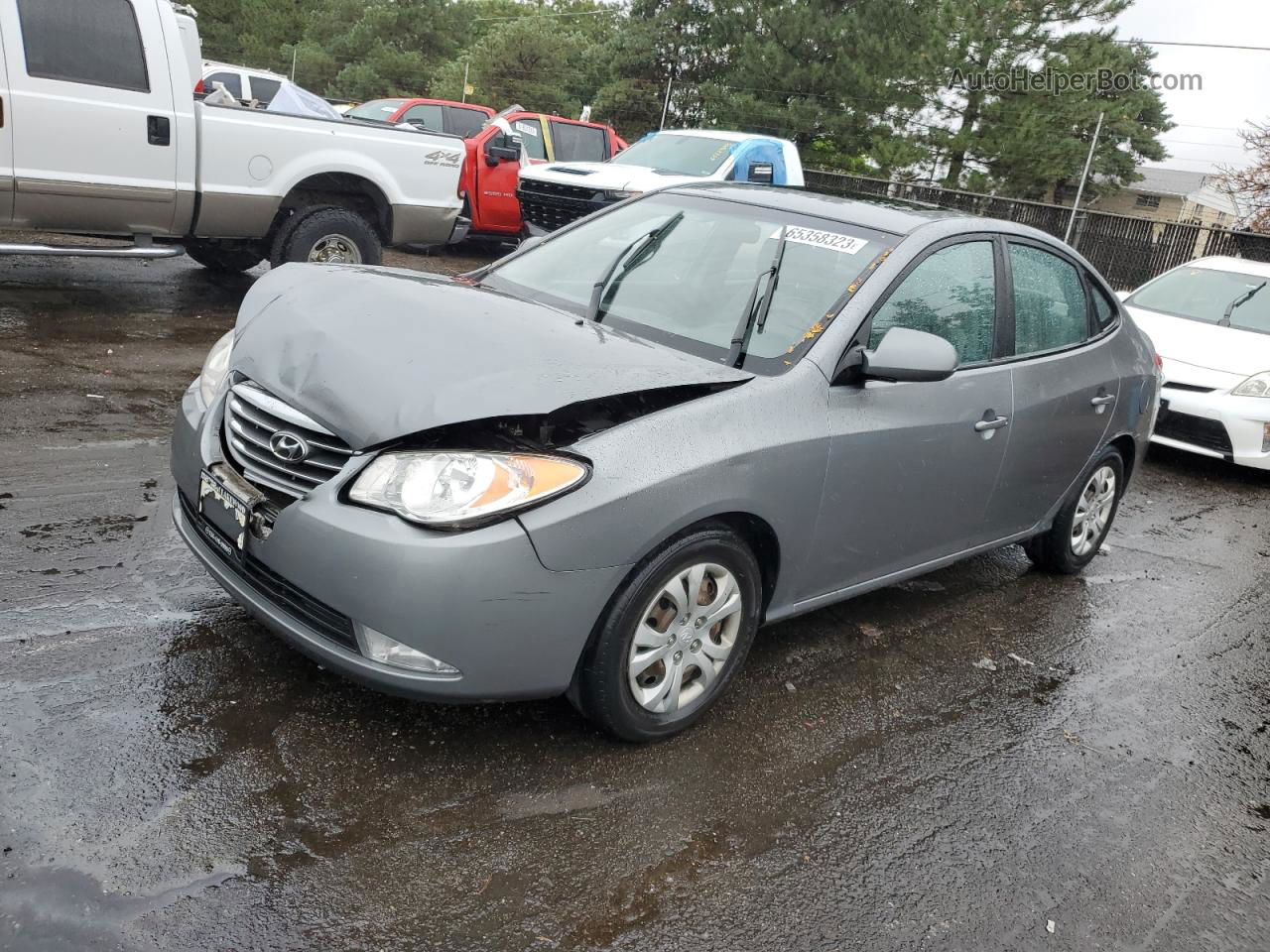 2010 Hyundai Elantra Blue Gray vin: KMHDU4AD7AU102982